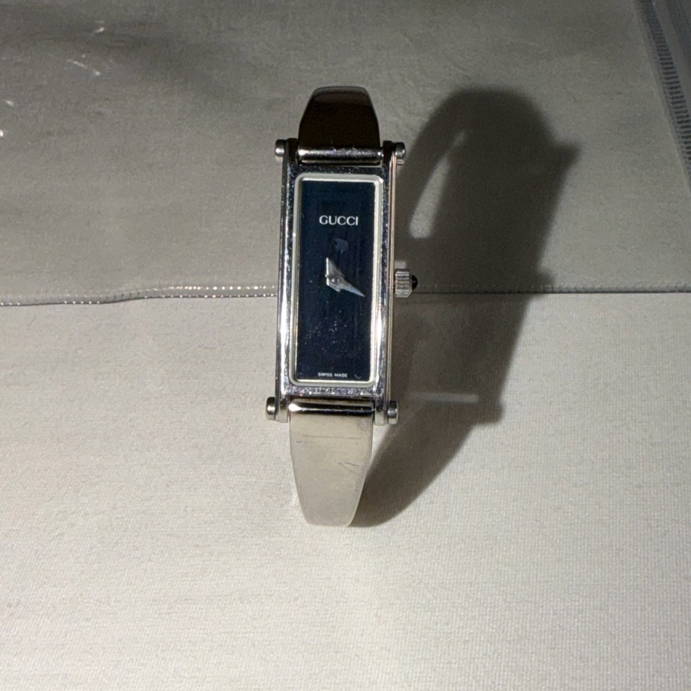 Gucci Stainless Steel Watch with Silver Accents. Will add generic box